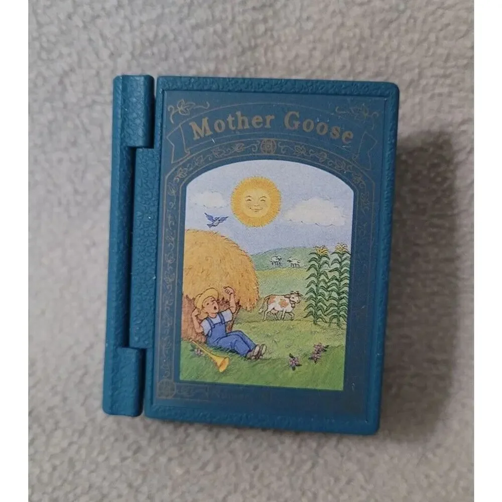 Vintage Hallmark Christmas Ornament Little Boy Blue Mother Goose Book 97 3D